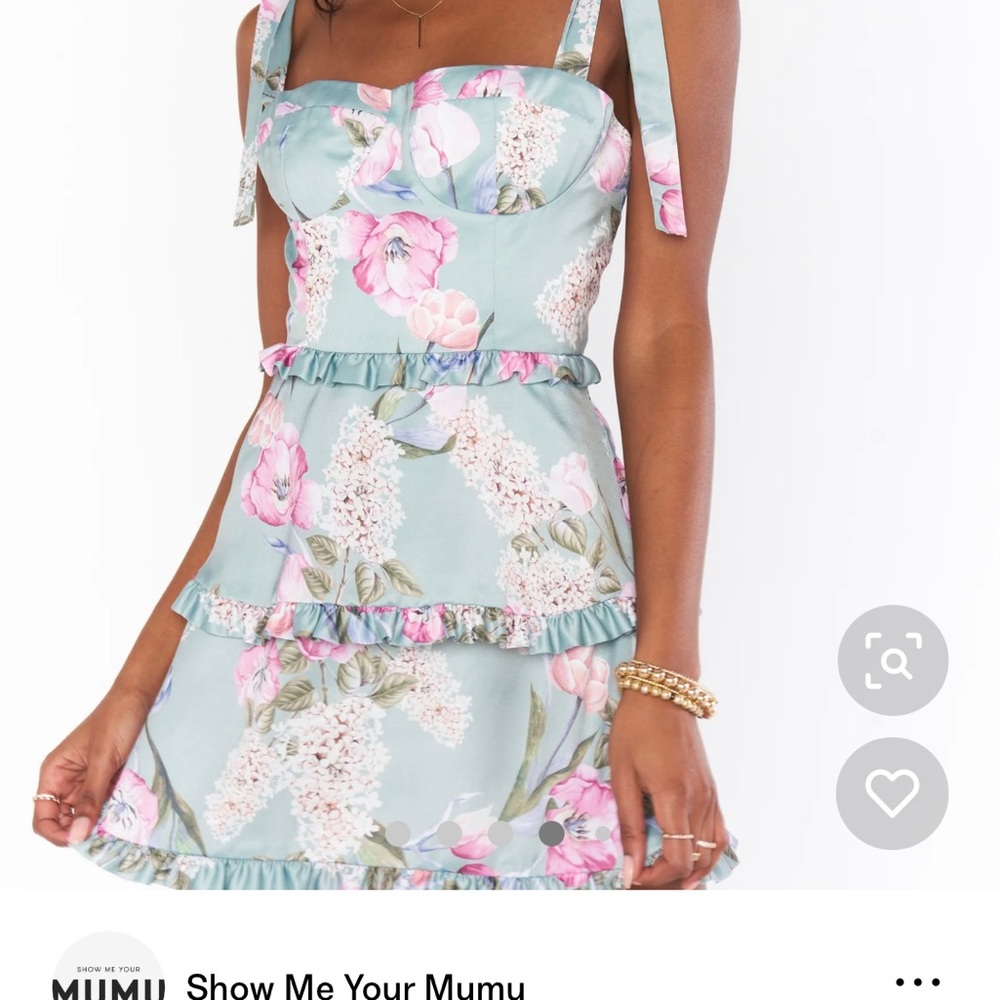 Show Me Your MuMu lady corset mini dress